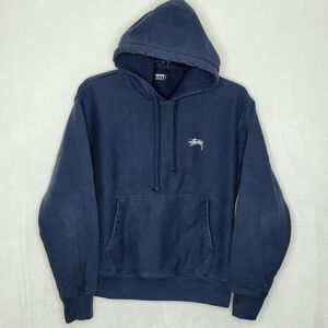 Stussy Embroidered Logo Hoodie Size Small